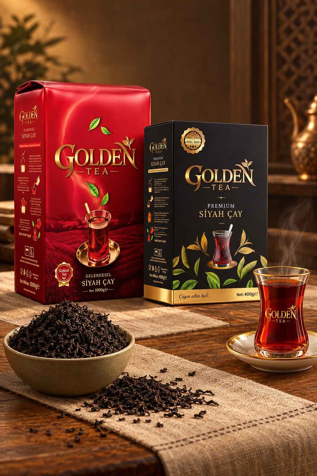 Kırmızı - Siyah Hediyelik İkili Set