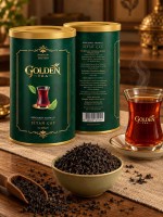 Bergamot Aromalı Siyah Çay - Yeşil Silindir Kutu - 200 Gr