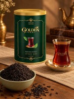 Bergamot Aromalı Siyah Çay - Yeşil Silindir Kutu - 200 Gr